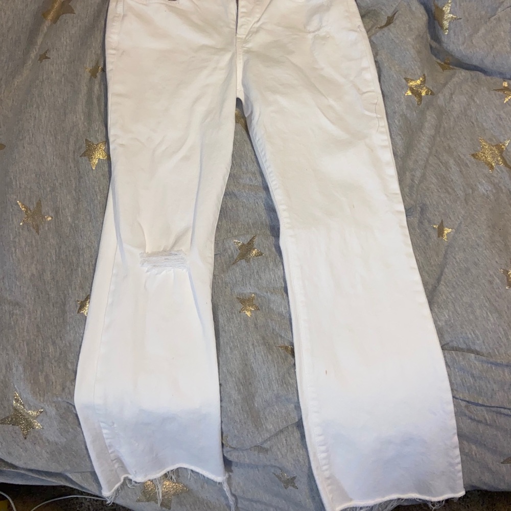 pistola denim white jeans